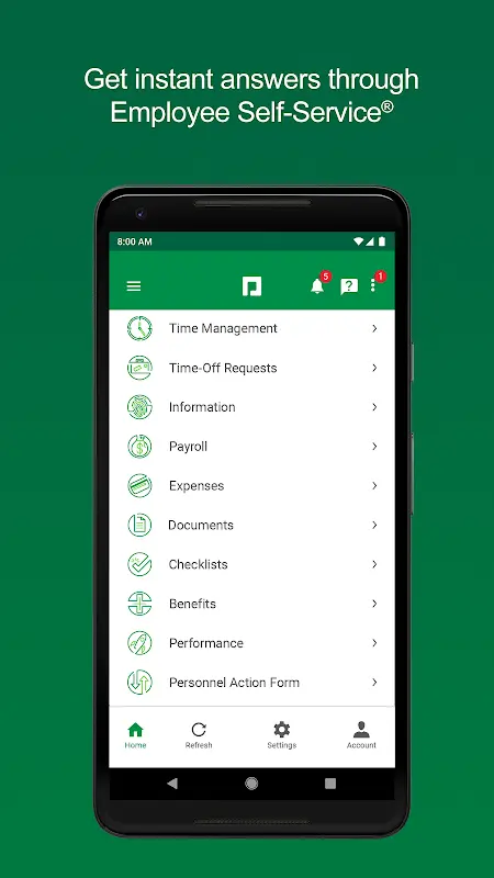 Paycom app screenshot 3