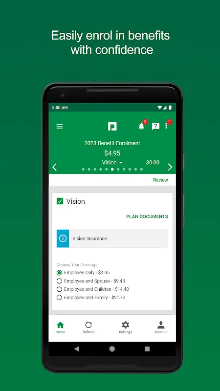 Paycom app screenshot 5