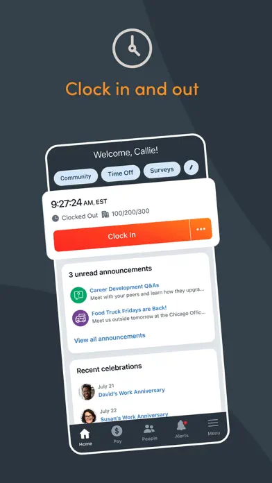 Paylocity app screenshot 3