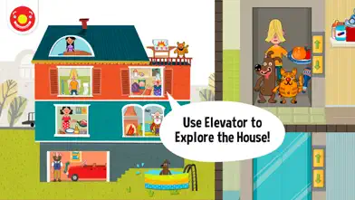 Pepi House: Happy Family app screenshot 1