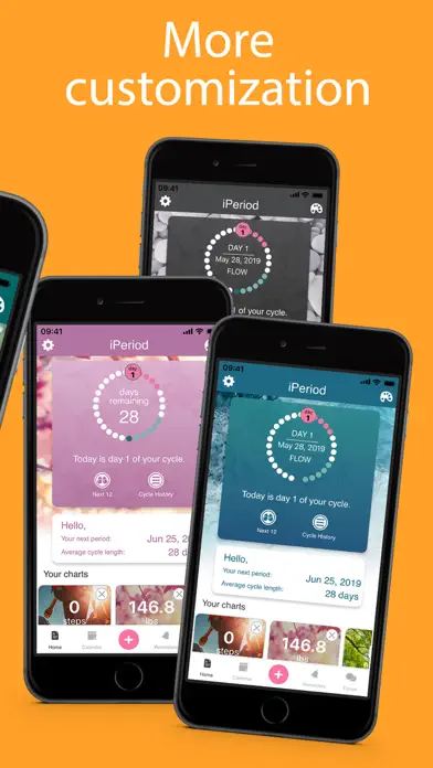 Period Tracker Blossom app screenshot 2