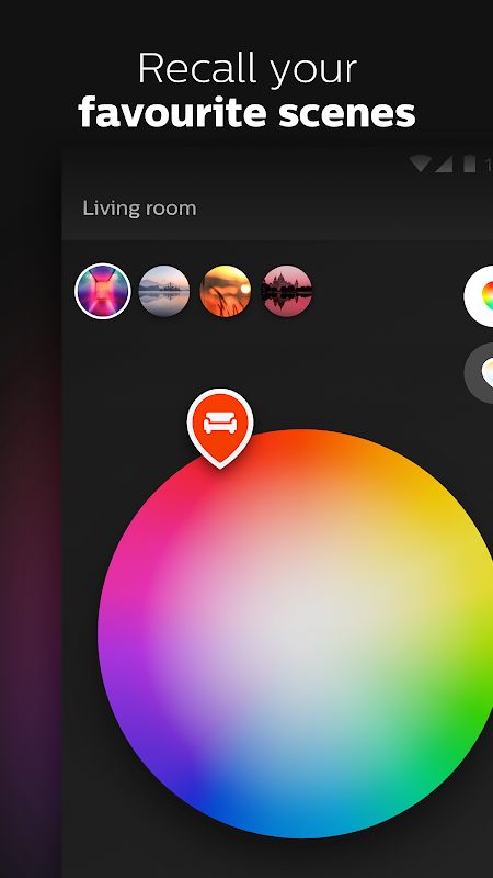 Philips Hue app screenshot 3
