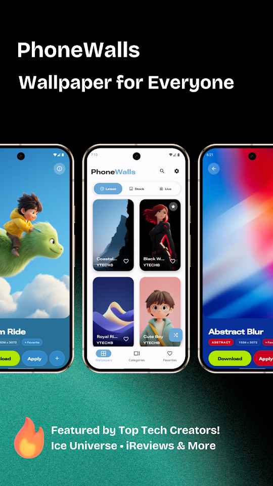 PhoneWalls – Stock Wallpapers app screenshot 4