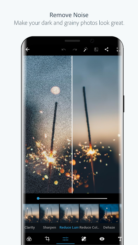 Photoshop Express Photo Editor app screenshot 1