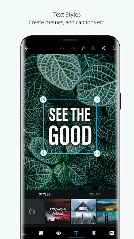 Photoshop Express Photo Editor app screenshot 7