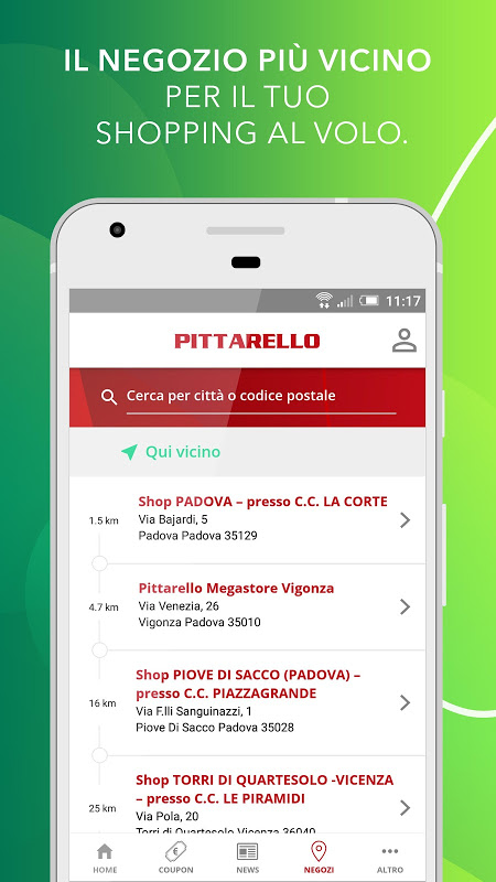 Pittarello Fidelity app screenshot 3
