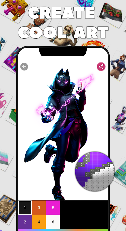 PixNite – Color by number app screenshot 2