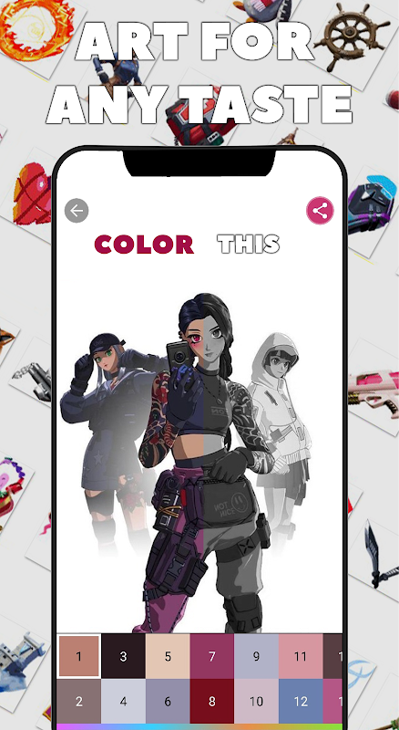 PixNite – Color by number app screenshot 7