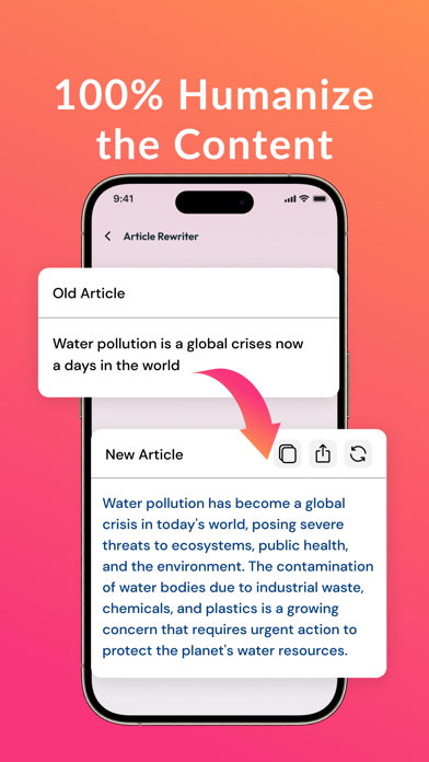 Plagiarism Remover: AI Rewrite app screenshot 2