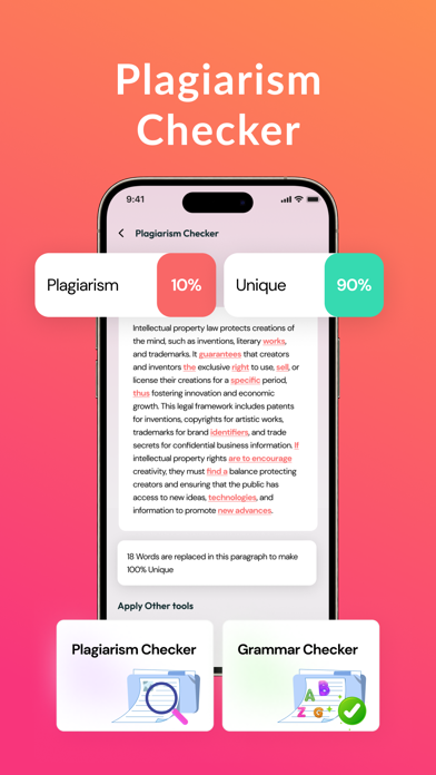 Plagiarism Remover: AI Rewrite app screenshot 3