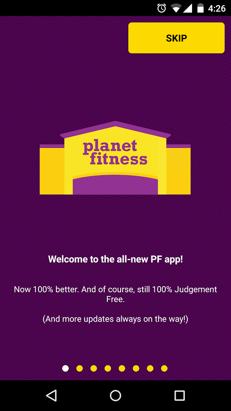 Planet Fitness Workouts app screenshot 1