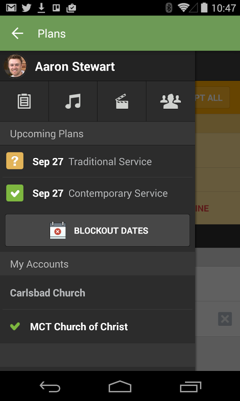 Planning Center Services app screenshot 2