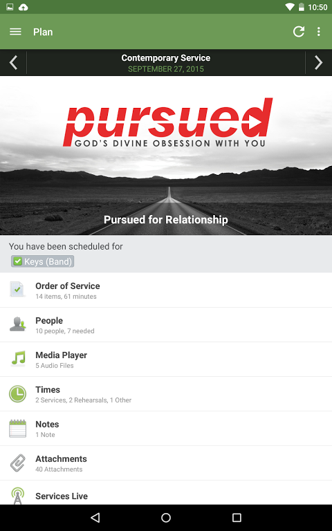 Planning Center Services app screenshot 6