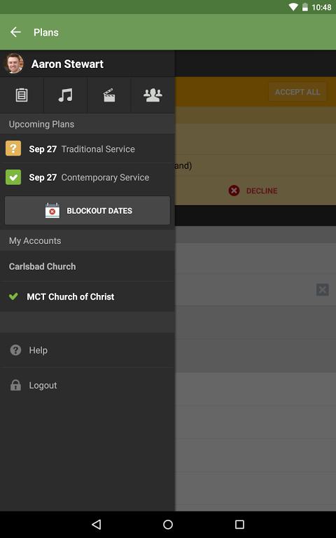 Planning Center Services app screenshot 8
