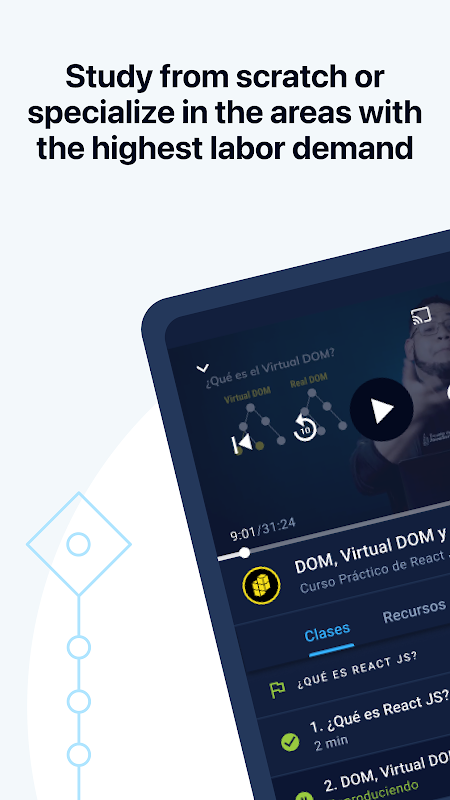Platzi – Cursos online app screenshot 1