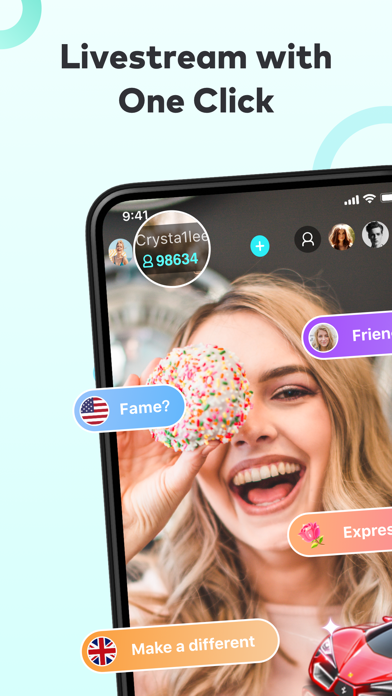 Pococha – Live Streaming App app screenshot 1