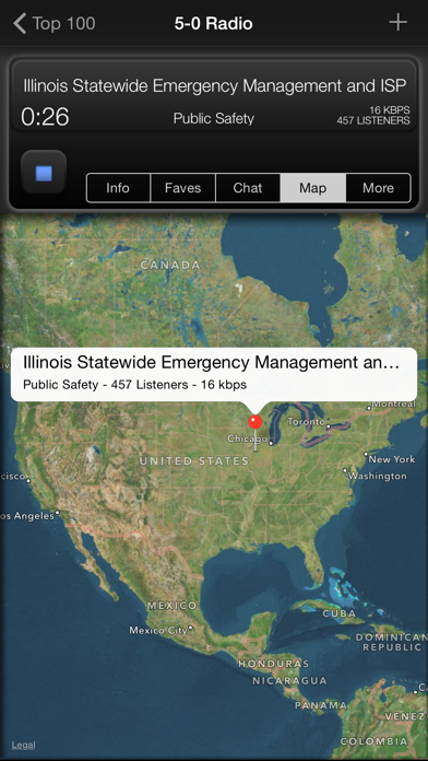 Police Scanner 5-0 app screenshot 1