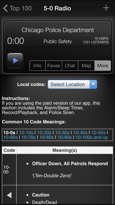 Police Scanner 5-0 app screenshot 3