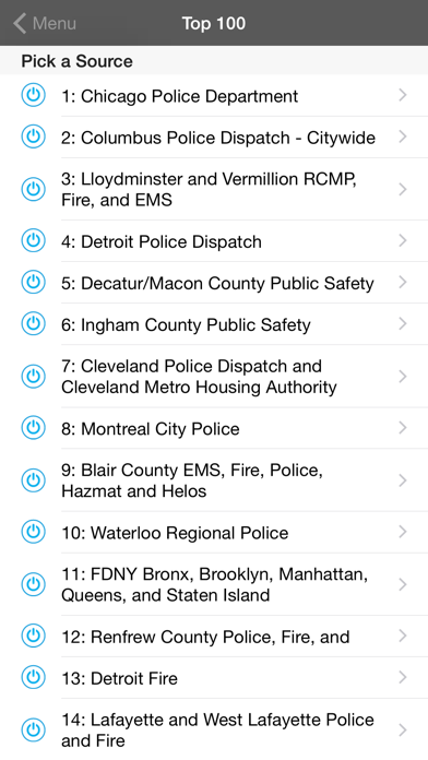 Police Scanner 5-0 app screenshot 5