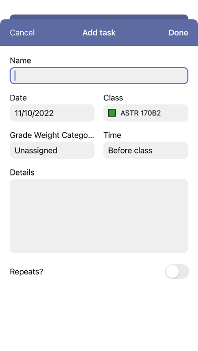 Power Planner: Homework/Grades app screenshot 8