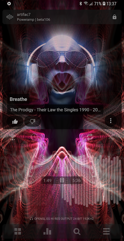 Poweramp Full Version Unlocker app screenshot 3