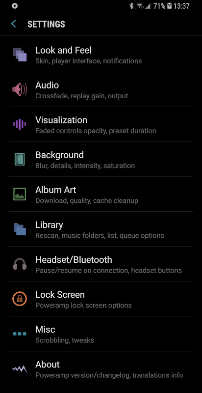 Poweramp Full Version Unlocker app screenshot 8