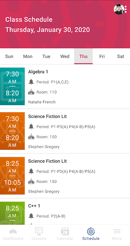 PowerSchool Mobile app screenshot 8