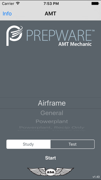 Prepware Airframe app screenshot 1