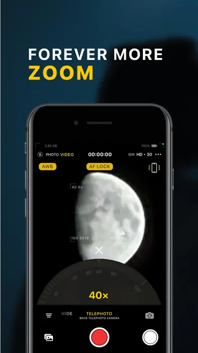 ProCam X ( HD Camera Pro ) app screenshot 2