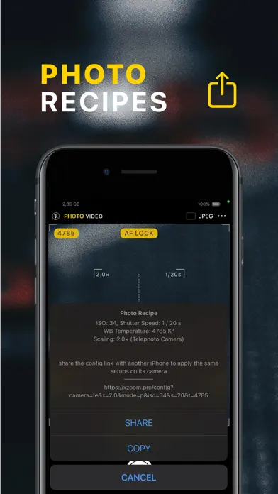 ProCam X ( HD Camera Pro ) app screenshot 5