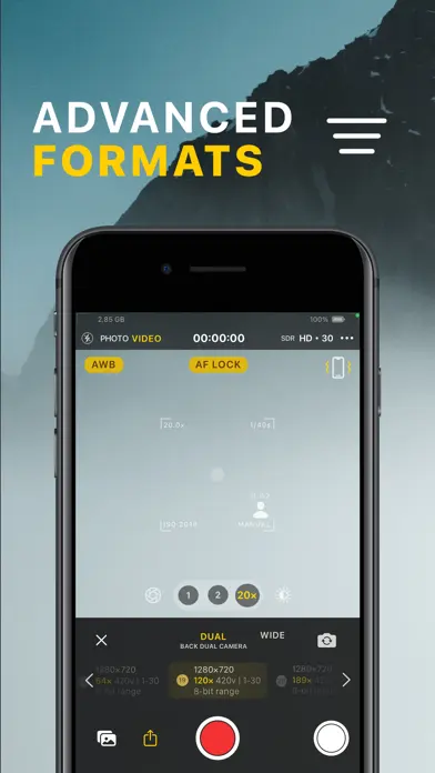 ProCam X ( HD Camera Pro ) app screenshot 8