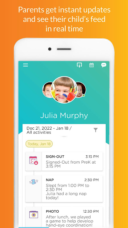 Procare: Childcare App app screenshot 2
