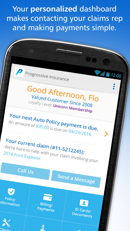 Progressive app screenshot 1