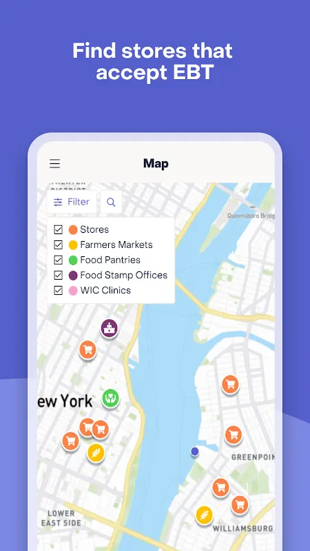 Providers: EBT, debit, & more app screenshot 1