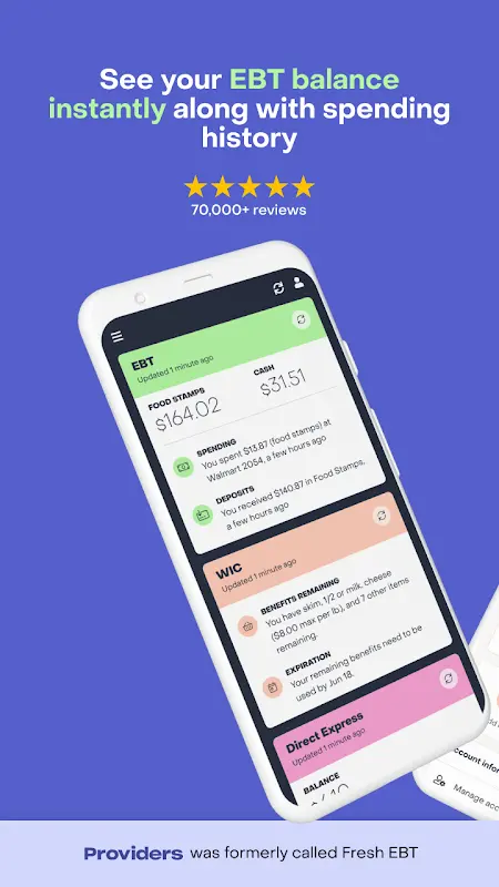 Providers: EBT, debit, & more app screenshot 8