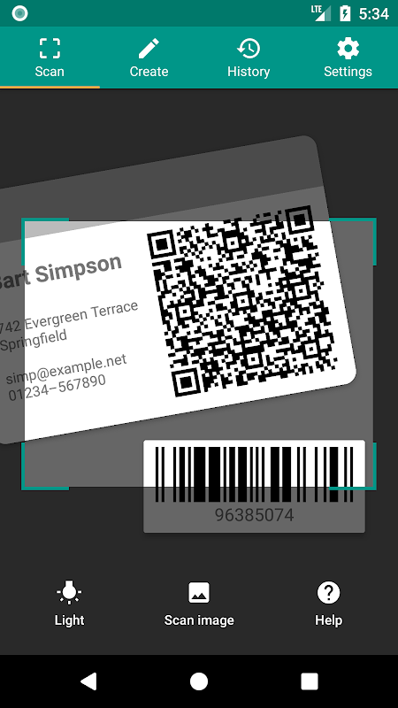 QR & Barcode Reader app screenshot 1