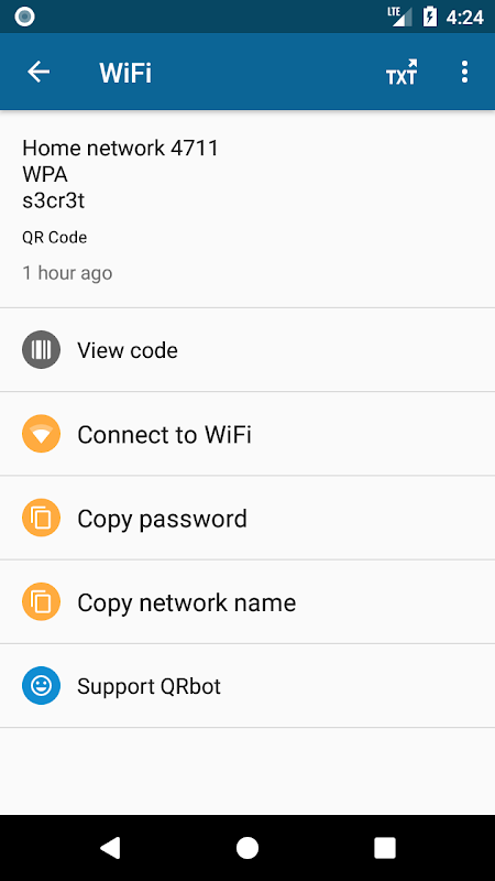 QRbot: QR & barcode reader app screenshot 7