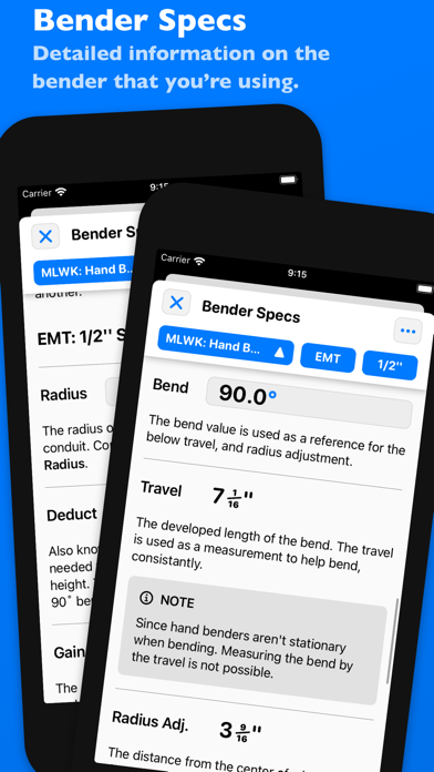 QuickBend: Conduit Bending app screenshot 3