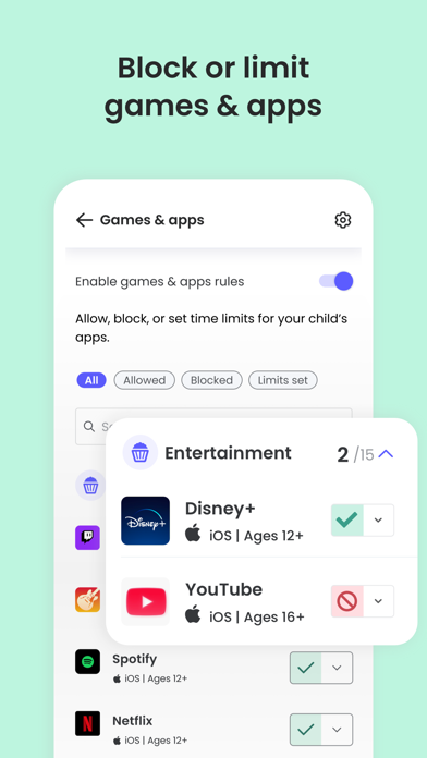 Qustodio Parental Control App app screenshot 3