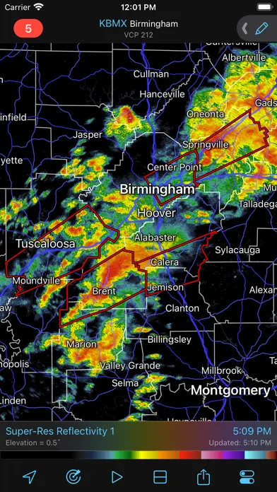 RadarScope app screenshot 1