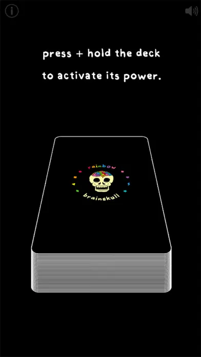 Rainbow Brainskull Oracle Deck app screenshot 2