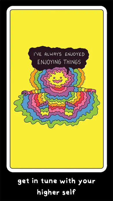 Rainbow Brainskull Oracle Deck app screenshot 5