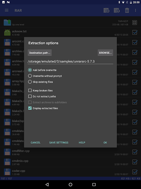 RAR app screenshot 3