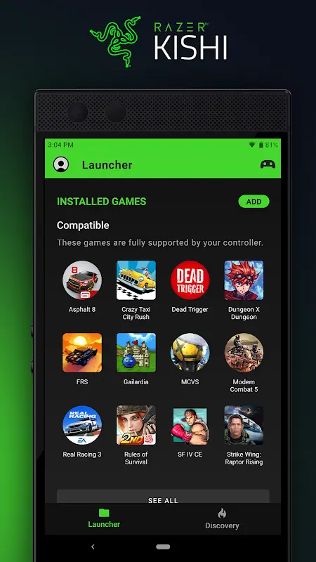 Razer Kishi app screenshot 1