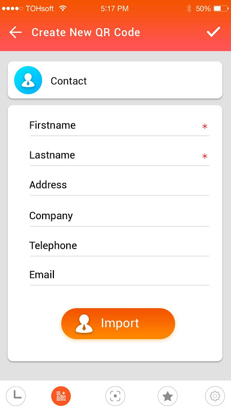 Reader of QR code app screenshot 6