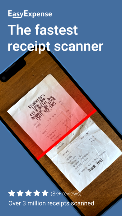Receipt Scanner: Easy Expense app screenshot 1