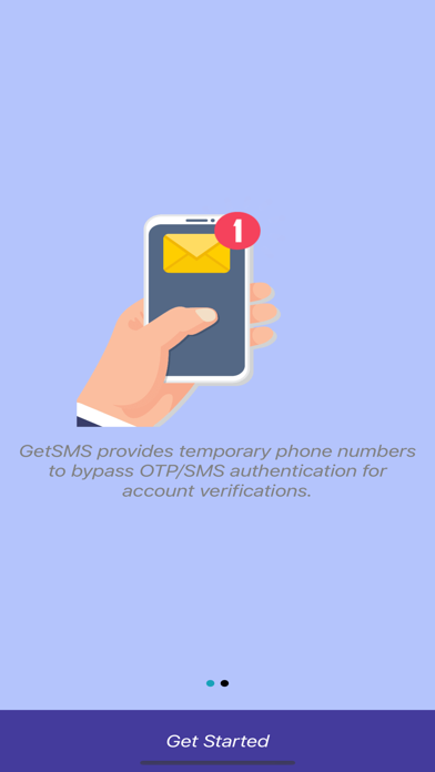 Receive SMS Online Temp Number app screenshot 1