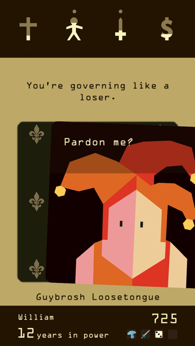 Reigns app screenshot 2