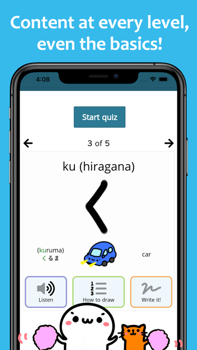 renshuu – Japanese learning app screenshot 1