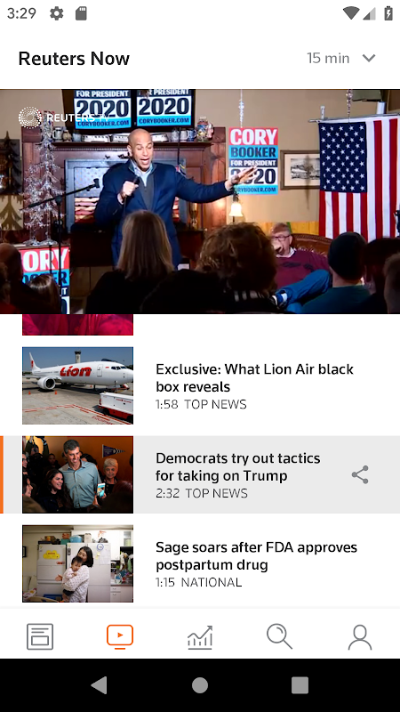Reuters News app screenshot 1